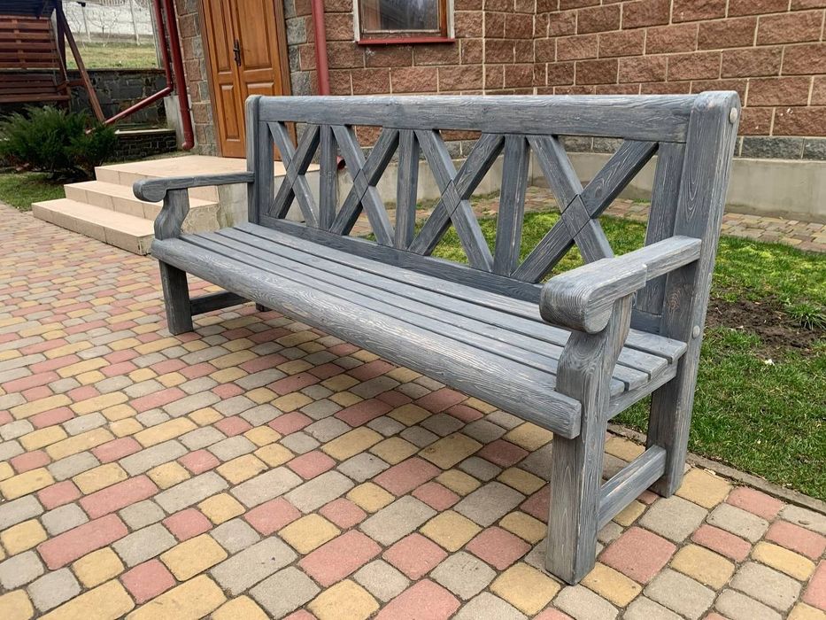 Лавка садова з дерева