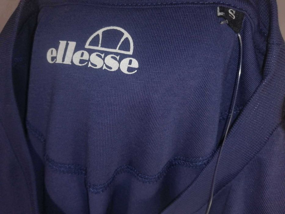 ELLESSE Big Logo Nowa Koszulka Męska S Tshirt Oryginalna  Bawełna 100%