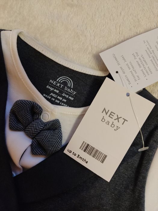 Святковий костюм, чоловічок Next 0-3 міс, комбез для хлопчика