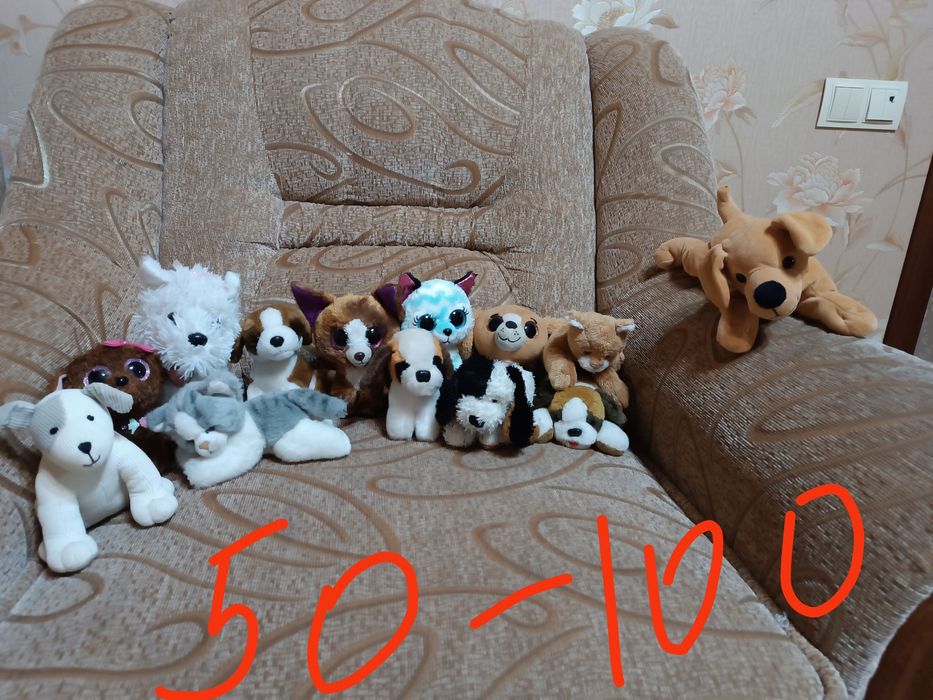 М'які іграшки,пазли