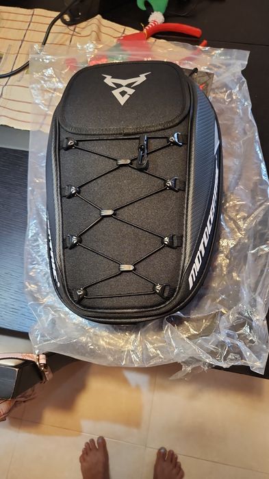 Mochila traseira para moto