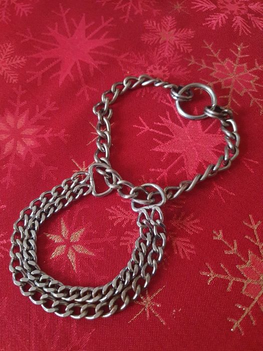 Obroża dla malego psa metalowa