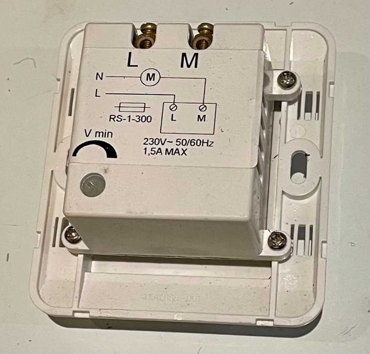 Диммер, выключатель с регулятором мощности