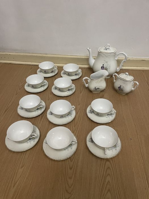 Conjuntos de Chá e Café Antigos - Vista Alegre, Coimbra SP, Outro