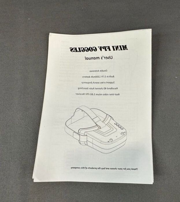 FPV шолом mini 3 Inches