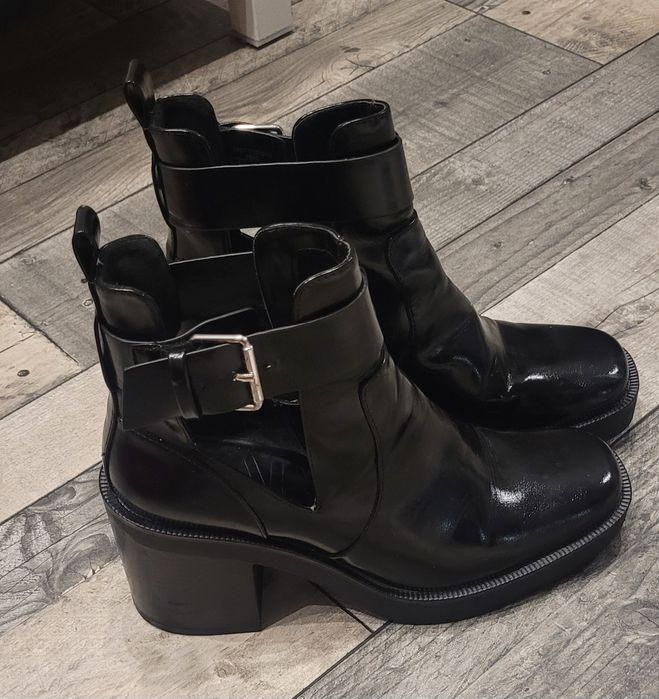 Buty botki czarne
