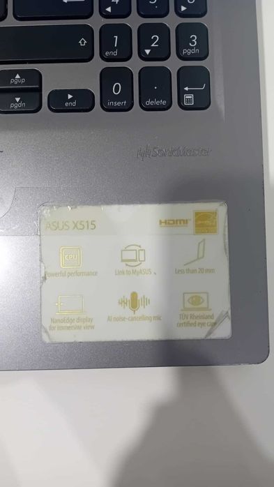 Asus X155_EAF515EA (Motherboard não funciona) ideal para vender á peça
