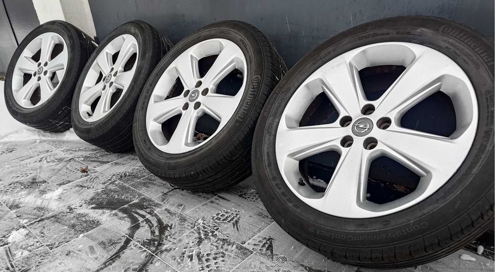 Oryginalne alufelgi OPEL Mokka Astra J K 18 cali 5x105, opony letnie