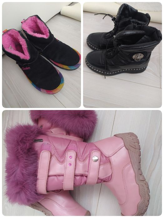 Зимние сапоги ботинки Bartek 31р натуральная кожа, мех