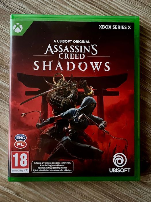 Assassins Creed Shadows PL na X Box + Steelbok + kartki - IDEALNY STAN