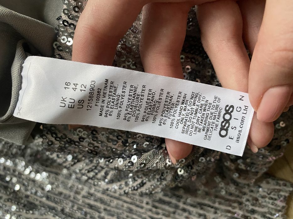 Cekinowe długie spodnie XXL szeroka nogawka wysoki stan Asos pinterest