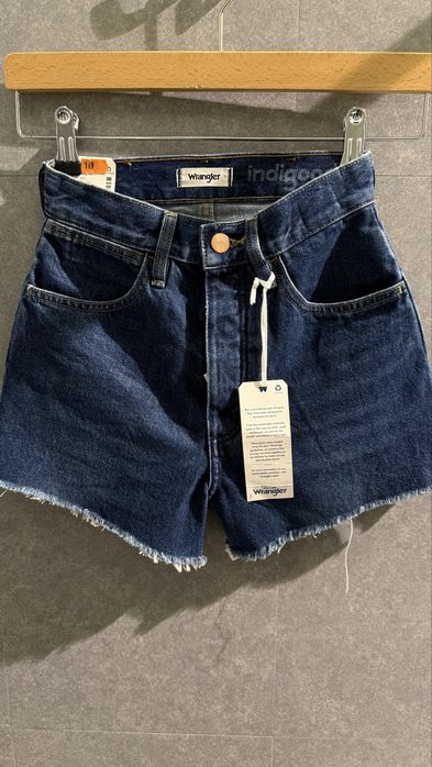 Spodenki damskie Wrangler 24 jeansowe guziki
