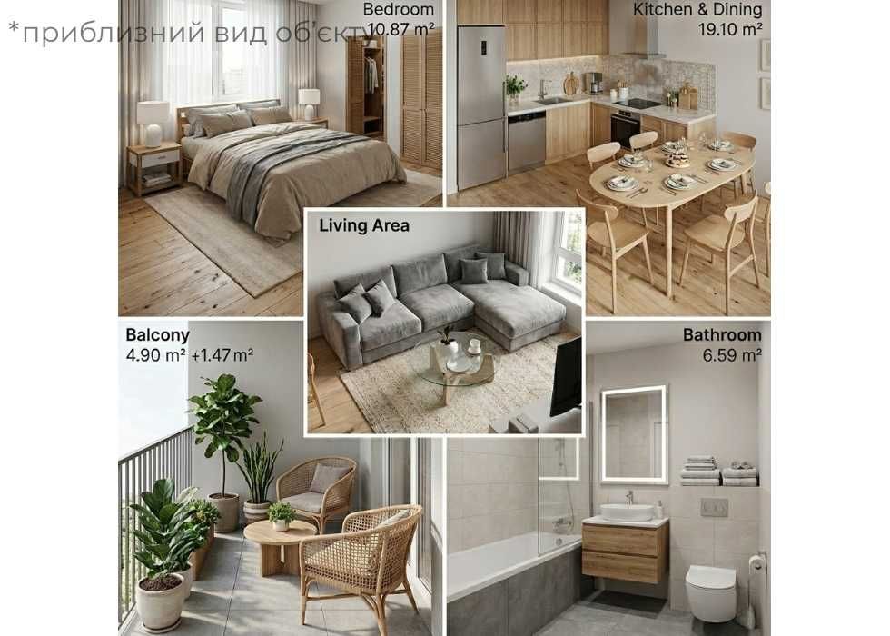 ВИГОДА‼️Продаж (єОселя) 1-кімнатної квартири 38 м2 Пустомити