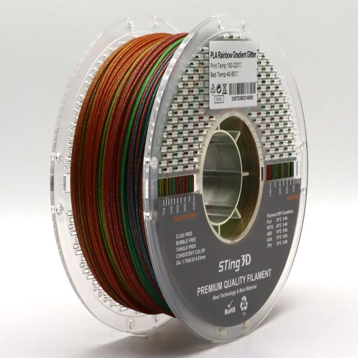 PLA Silk Tri-Color Sting 3D