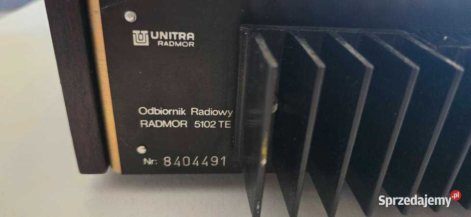 Radmor 5102TE wyblakły czarny. Pełen serwis. Przestrojony. Nr 8404491