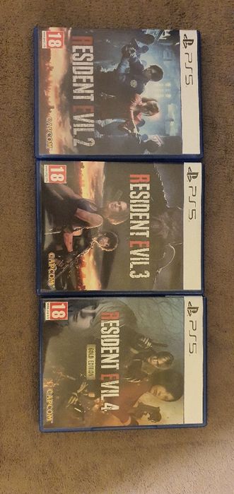 Resident evil 2,3,4 ps5