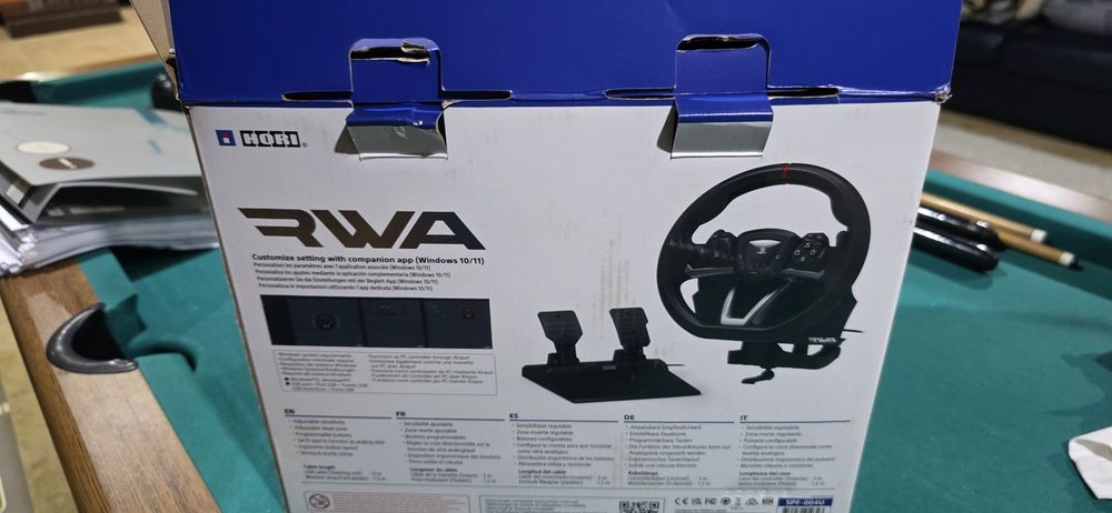 Volante RWA Racing Wheel HORI PS3 _ PS4 _ PS5