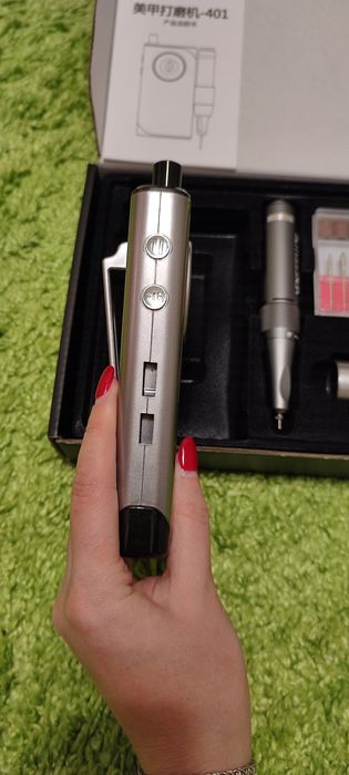 Фрезер на аккумуляторе  для маникюра мощный 45w