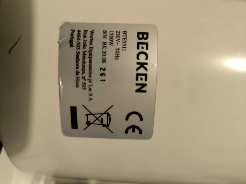 Aquecedor Becken BTE3511 em bom estado