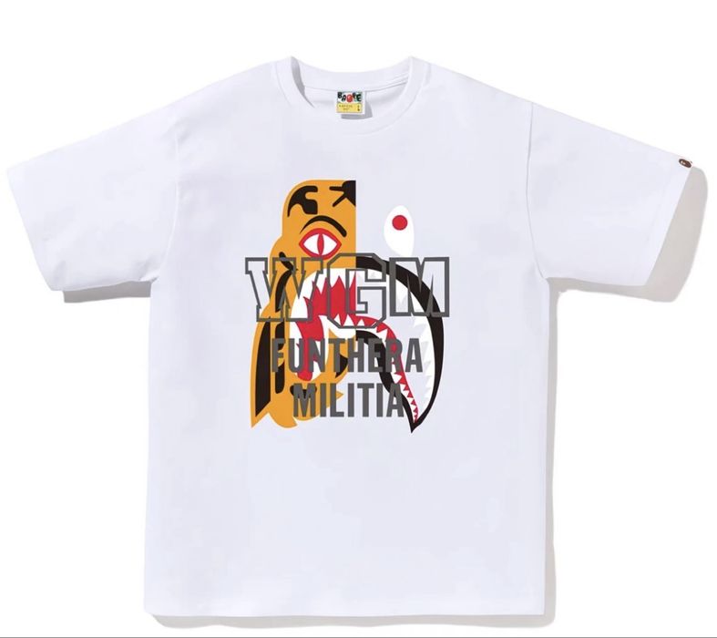 Розпродаж!!! Bape tiger t- shirt біла та чорна в наявності