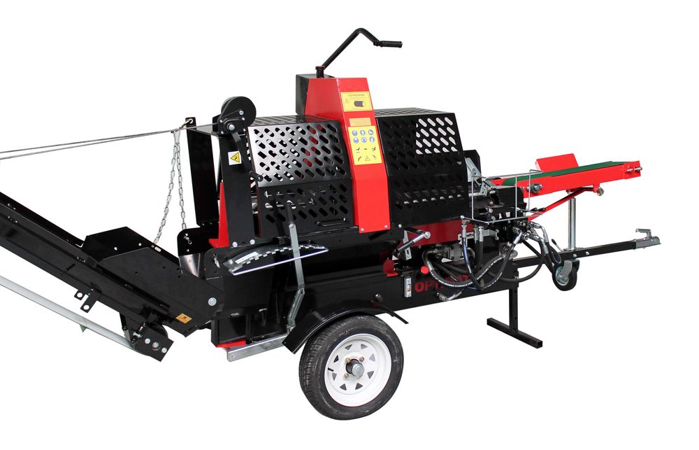 Piło łuparka do drewna kłód drzewa mocna spalinowa 13KM 20ton mobilna