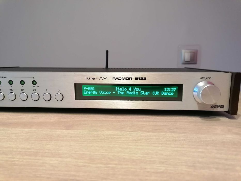 Unitra Radmor 5122 - Tuner Internetowy (klaw. dotyk, Pilot, Timer, gn. 230V)