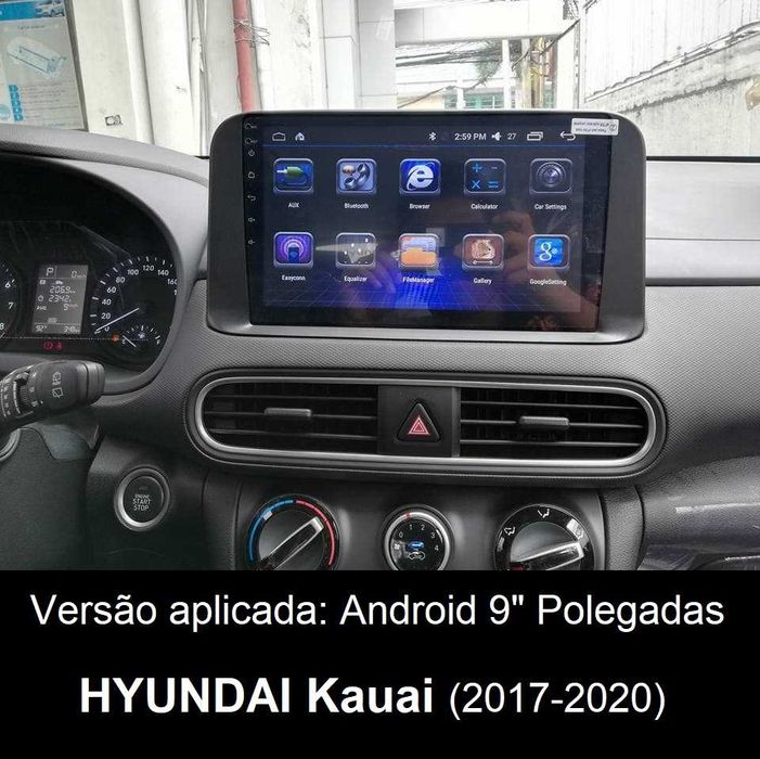 Rádio 2DIN • HYUNDAI • IX-35 • Tucson • Kauai • Veloster • Android