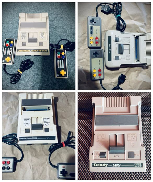 Коллекционные Игровые Приставки Sega (Сега),Dendy (Денди)