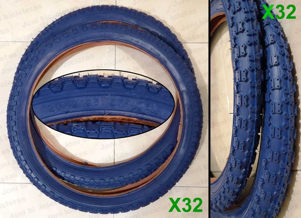 Pneus de bicicleta BMX e chopper (rasto antigo)