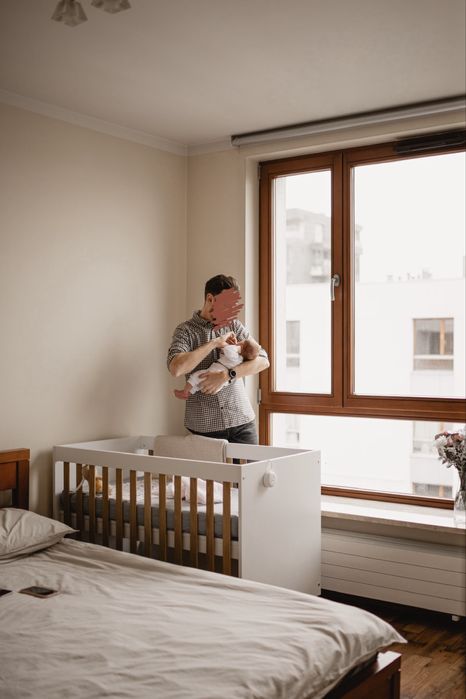 Łóżeczko niemowlęce KUBI i materac