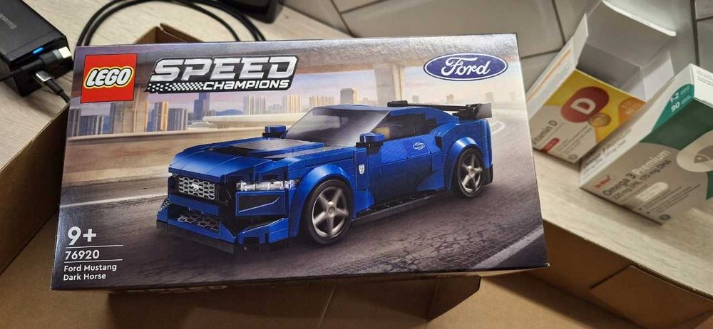 LEGO Speed Champions 76920 Ford Mustang Dark Horse Klocki Samochód Torba