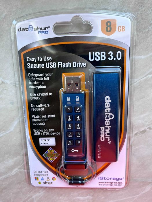 Szyfrowany pendrive datAshur Pro 256-bit 8GB