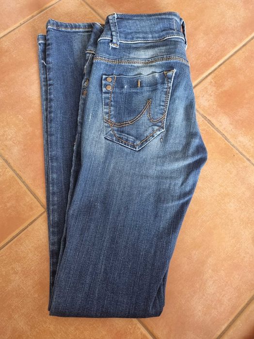 Jeans Calças de ganga Mulher Índian Rose, LTB Usados ​​​​pouco ou nada