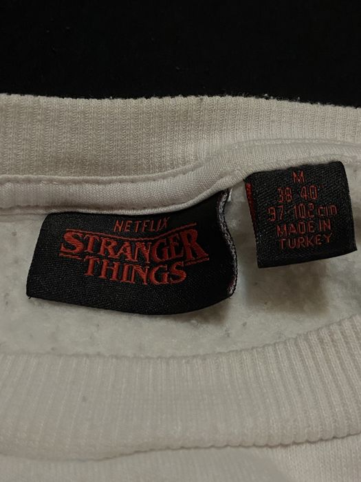 Білий світшот Stranger Things | Netflix