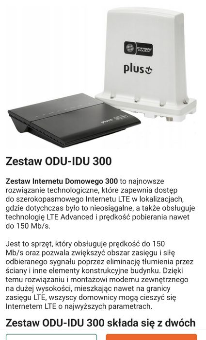 Sprzedam  ruter z modemem