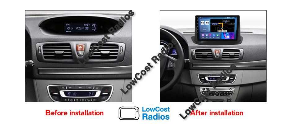 *(NOVO) Auto Rádio 9' RENAULT MEGANE 3 | GPS ANDROID BT USB APPS WIFI | CARPLAY • ANDROID AUTO