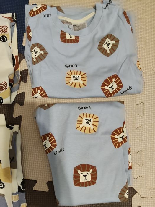 Nowa piżama dla chłopca na długi rękaw h&m