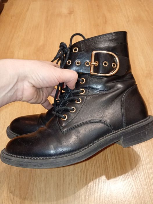 Botki 36 kozaczki jesienne czarne