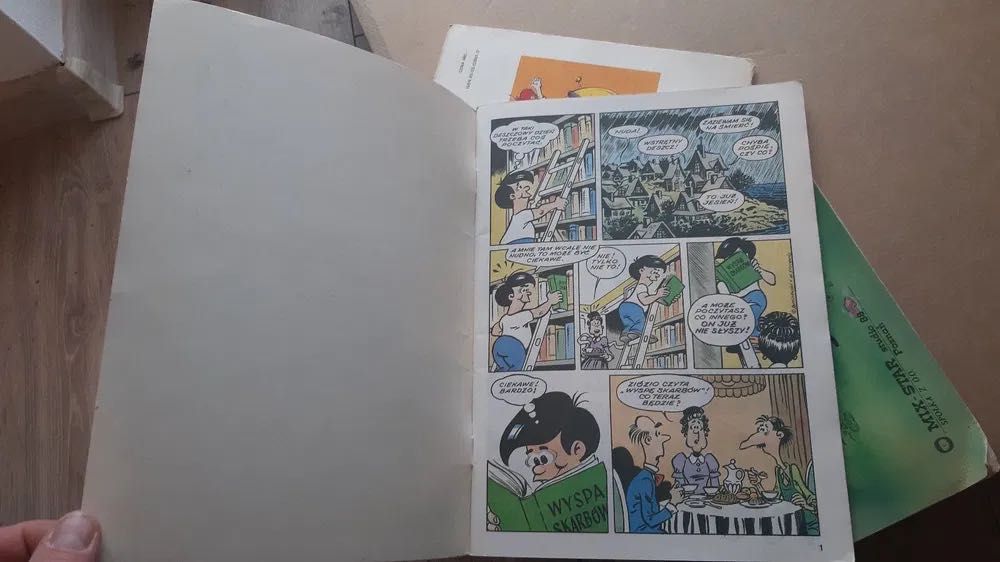 3 szt komiksy Dawidi Sandy„Przyjaciele”Sidła”,,Nowa wyspa skarbów”1988