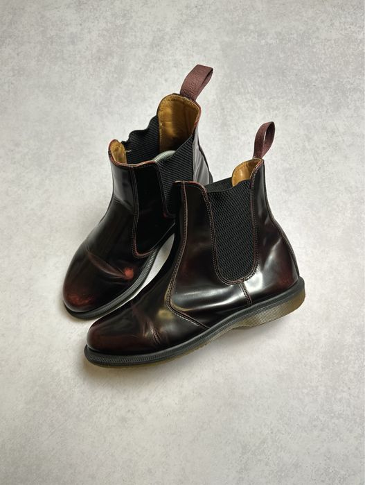 Винтажные кожаные ботинки челси Dr. Martens женские (оригинал)