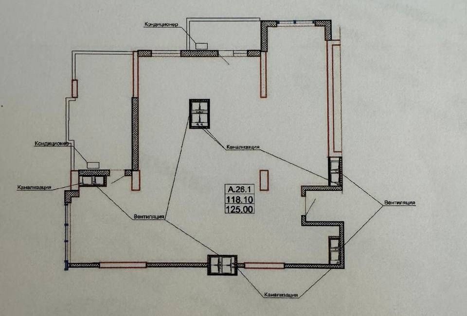 3-комнатная квартира по адресу (площадь 125 м²) - Atlanta.ua - фото 16