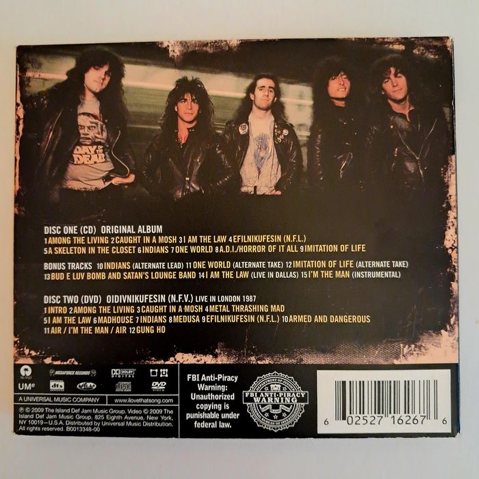 Anthrax CD/DVD з автографами