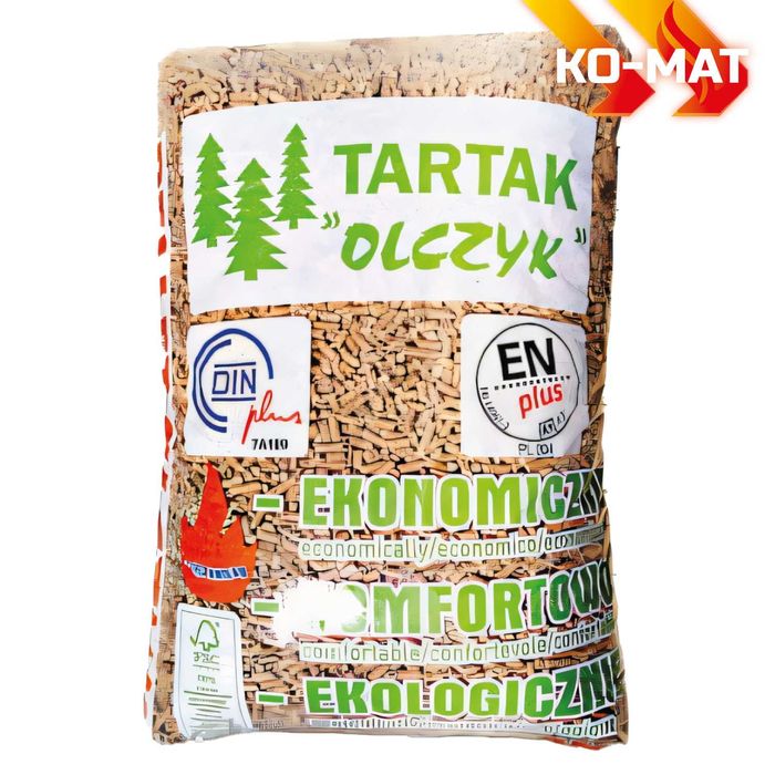 Pelet / Pellet Olczyk  A1 EN plus DIN plus Transport HDS/WINDA