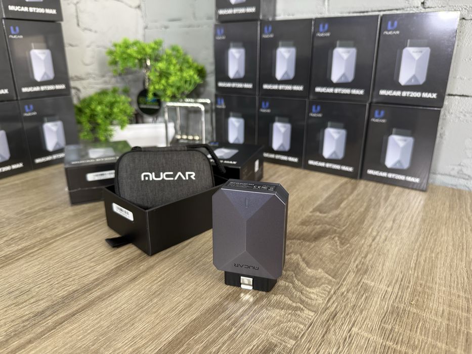 Автодіагностика MuCar BT200Max з штучним інтелектом + Подовжувач 36см