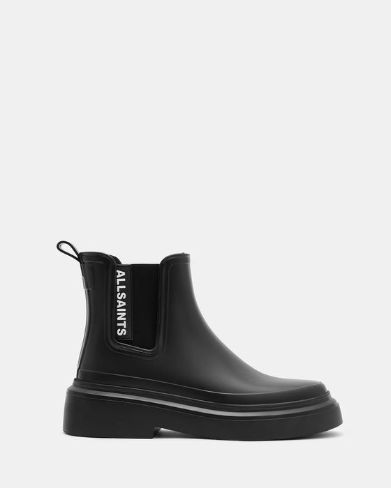 Gumowe botki AllSaints Hetty Logo Rubber Ankle Boots