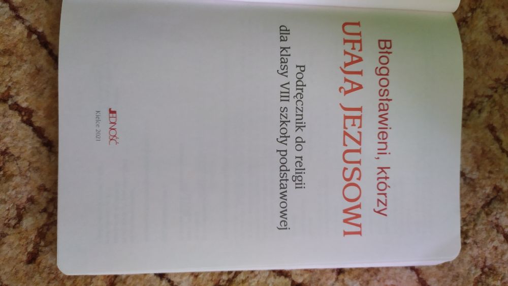 "Błogosławieni, którzy ufają Jezusowi" religia klasa 8