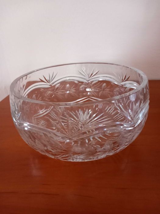 piękny KRYSZTAŁ, MISA, salaterka