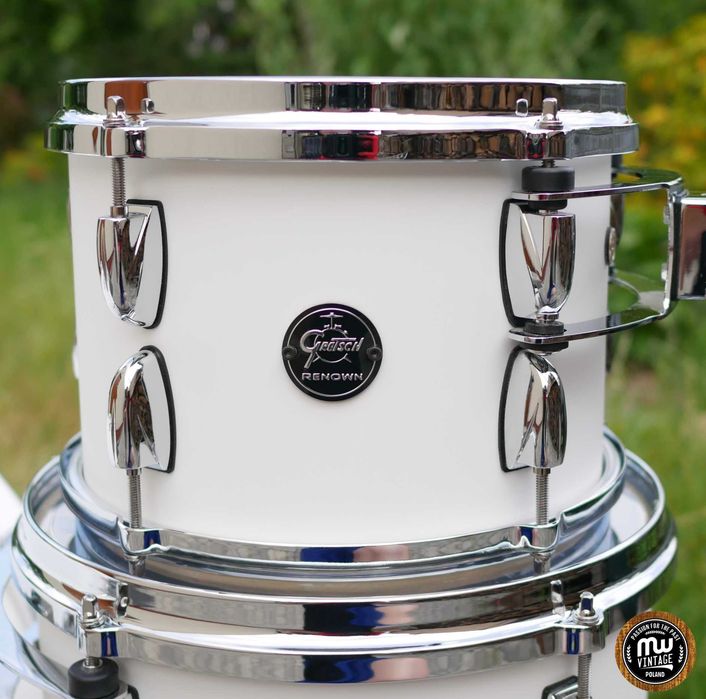 ‼️ Perkusja Gretsch Renown Maple 22", 10”, 12", 16" Satin White ‼️