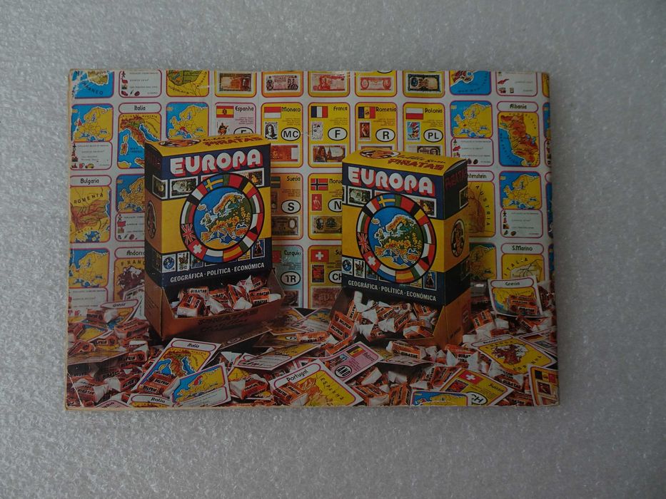 Caderneta de cromos Europa Geográfica, Política e Económica (Faltam 37 cromos dos 99)