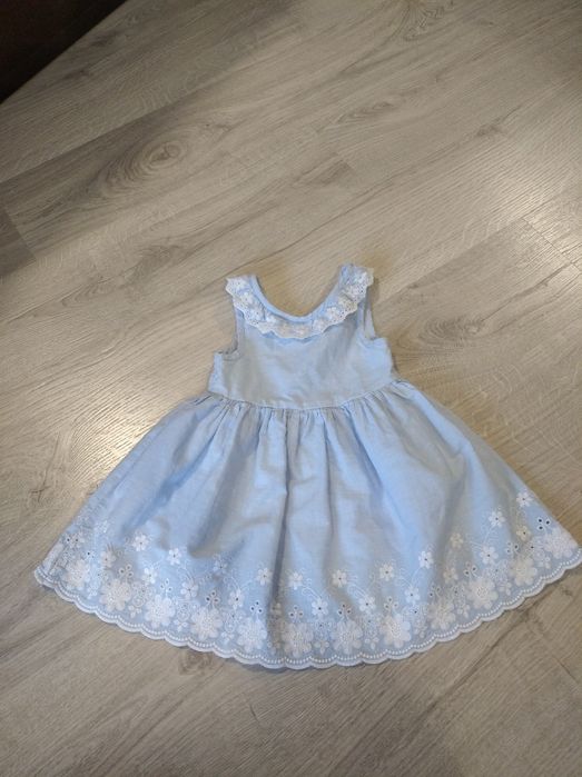 Sukienka niebieska 80/86